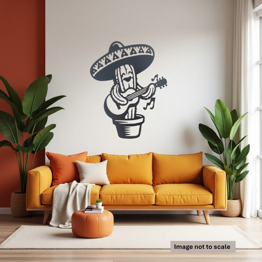 Singing, Dancing Cactus - Laser Cut Wall Art - Urban Vibe Studio