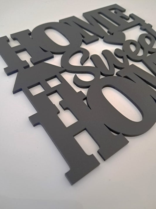 Home Sweet Home - Laser Cut Wall Art - Urban Vibe Studio