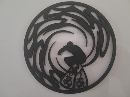 Wave Whisperer - Laser Cut Wall Art - Urban Vibe Studio