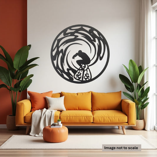 Wave Whisperer - Laser Cut Wall Art - Urban Vibe Studio