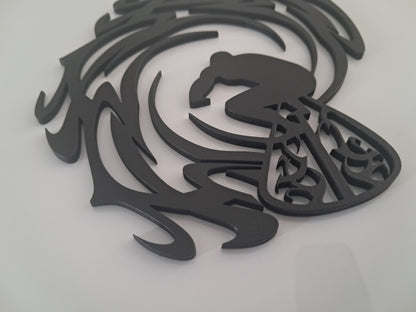 Inferno Surf - Laser Cut Wall Art - Urban Vibe Studio