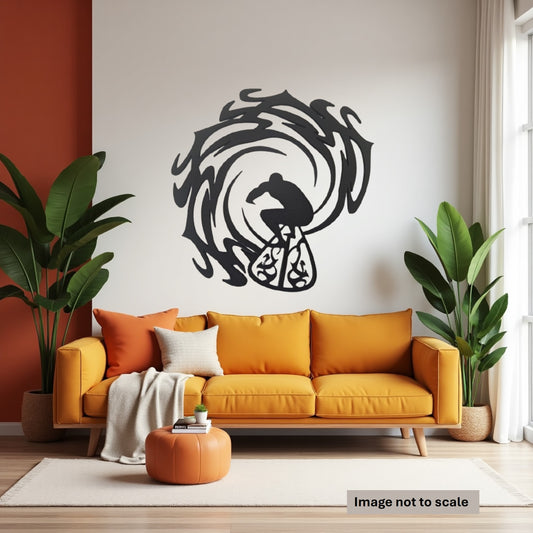 Inferno Surf - Laser Cut Wall Art - Urban Vibe Studio