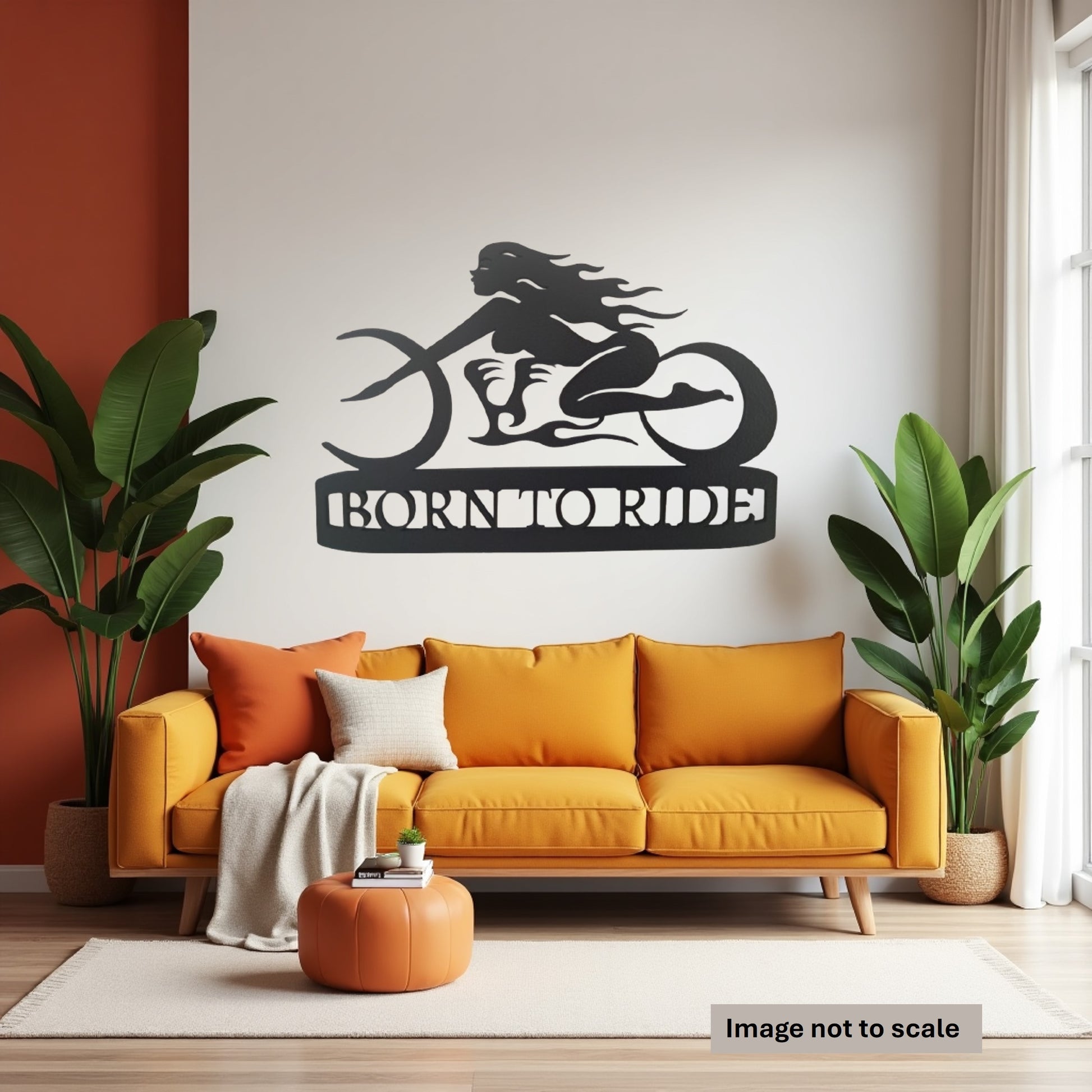 Born to Ride - Laser Cut Wall Art - Urban Vibe Studio