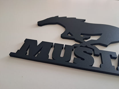 Ford Mustang - Laser Cut Wall Art - NZ Made - Urban Vibe Studio