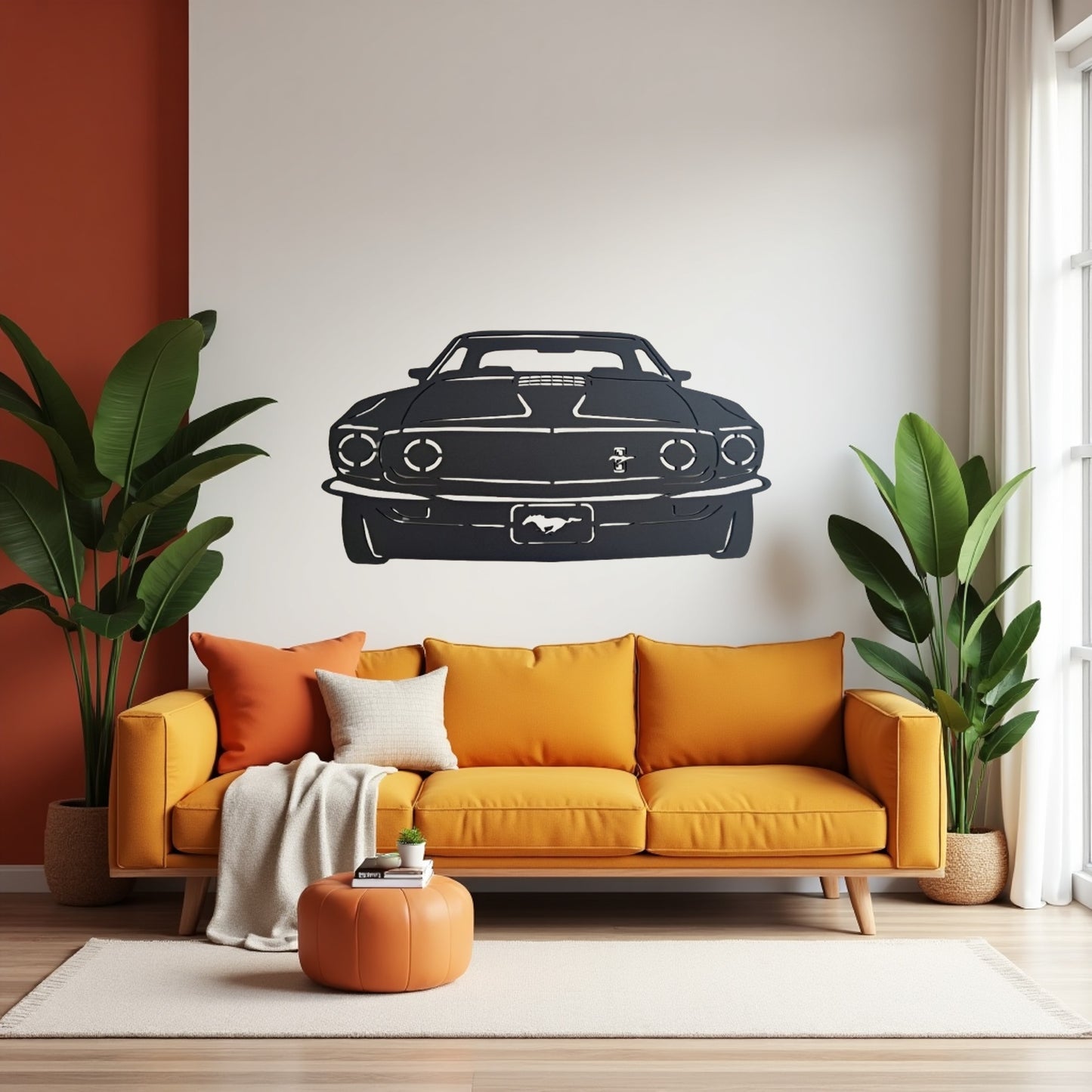 Ford Mustang - Laser Cut Wall Art - NZ Made - Urban Vibe Studio