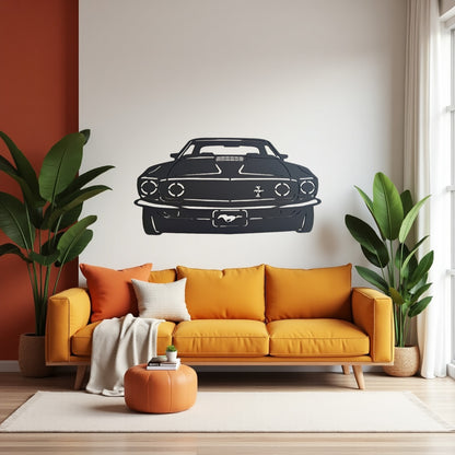 Ford Mustang - Laser Cut Wall Art - NZ Made - Urban Vibe Studio
