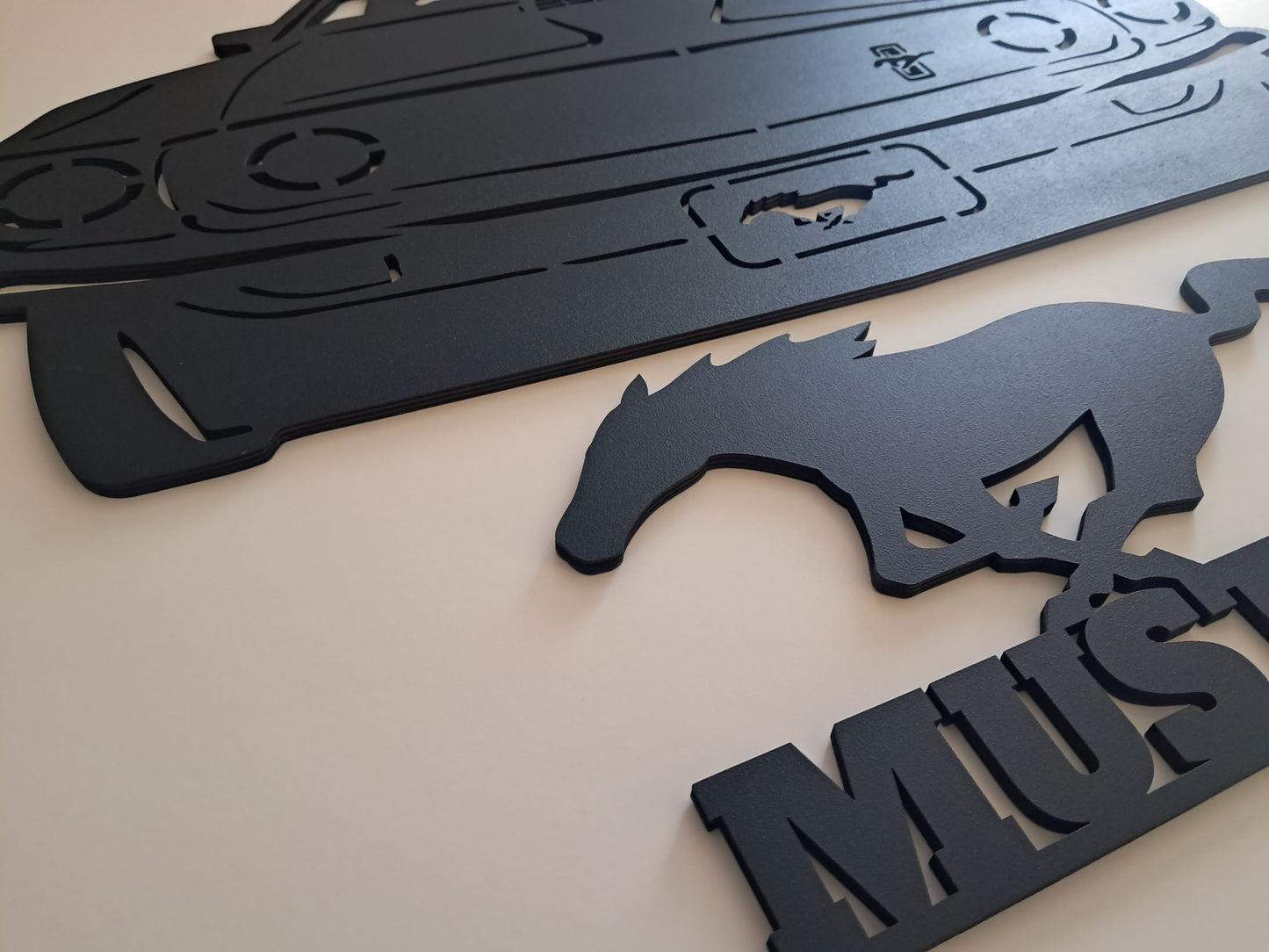 Ford Mustang Combo - Laser Cut Wall Art - NZ Made - Urban Vibe Studio
