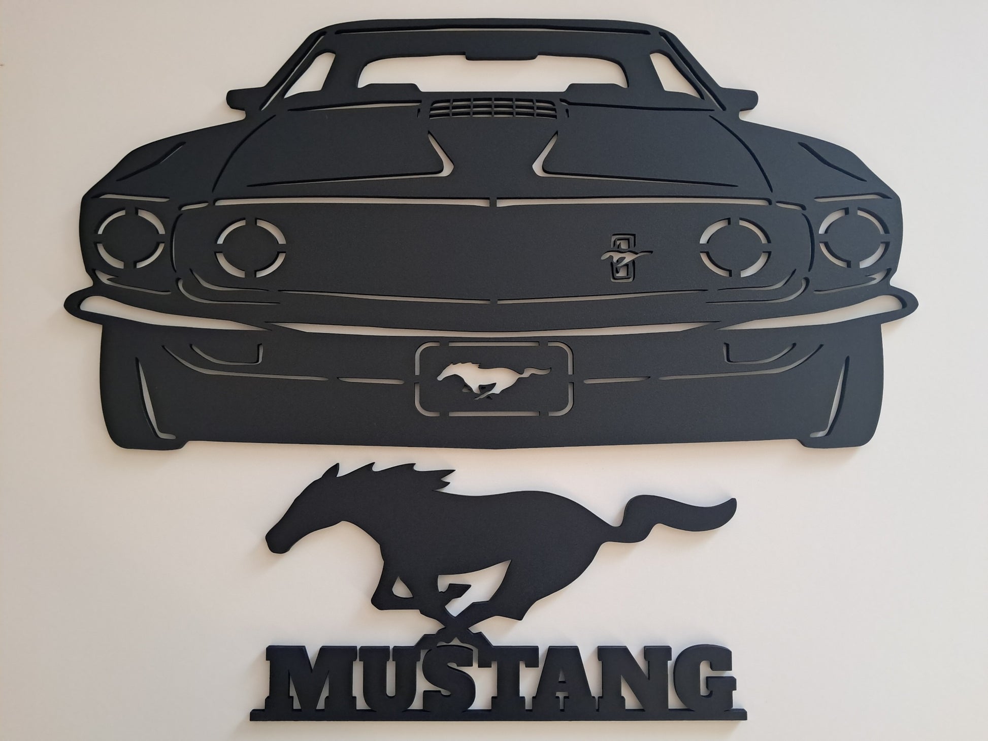 Ford Mustang Combo - Laser Cut Wall Art - NZ Made - Urban Vibe Studio
