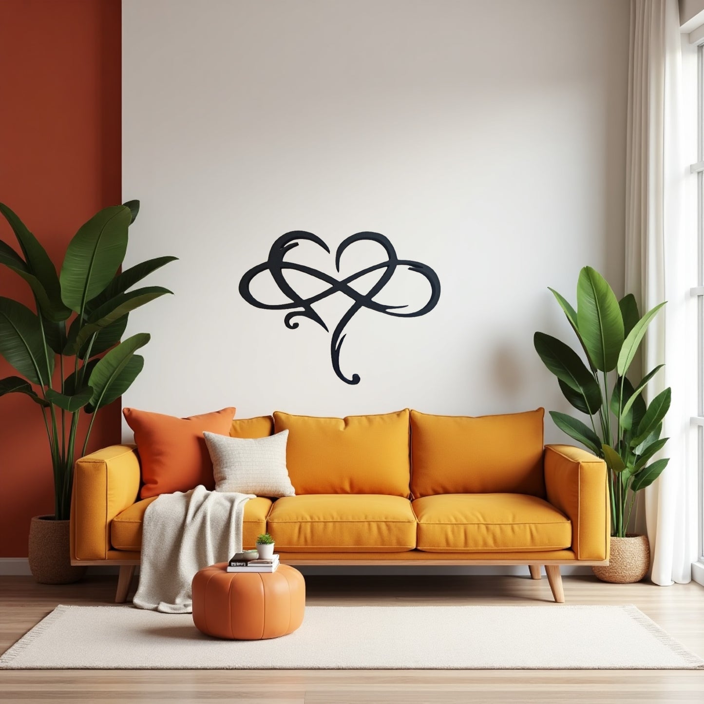 Infinite Heart - Laser Cut Wall Art - NZ Made - Urban Vibe Studio