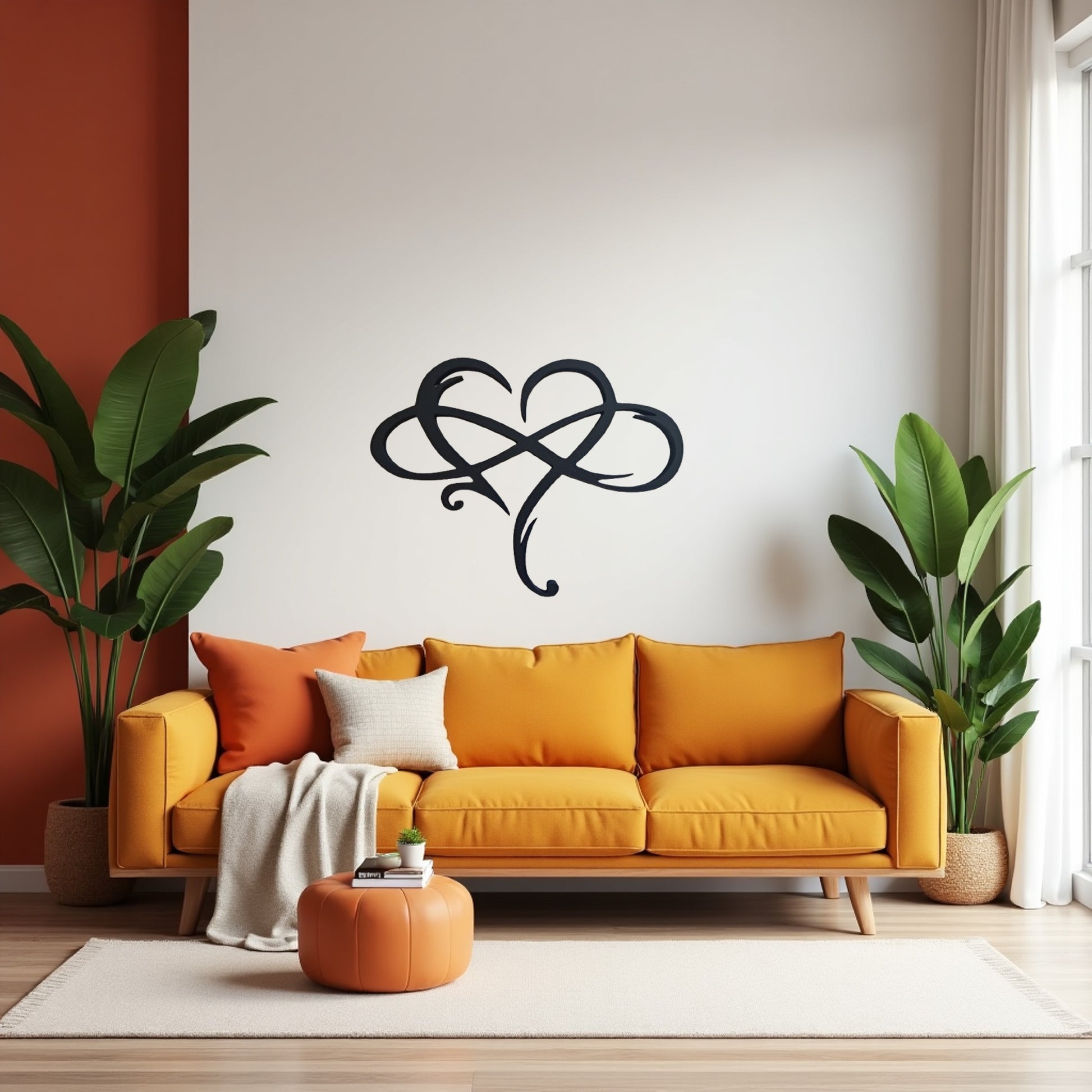 Infinite Heart - Laser Cut Wall Art - NZ Made - Urban Vibe Studio