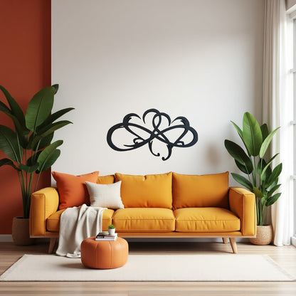 Infinite Heart - Laser Cut Wall Art - NZ Made - Urban Vibe Studio