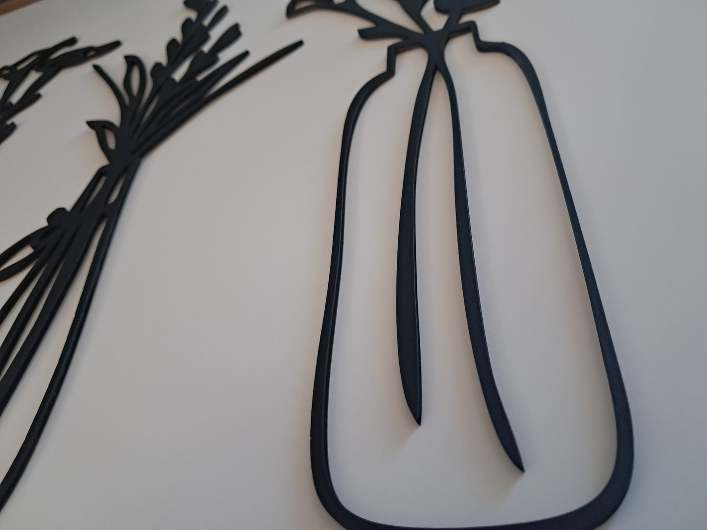 Vase of Flowers Combo - Laser Cut Wall Art - NZ Made