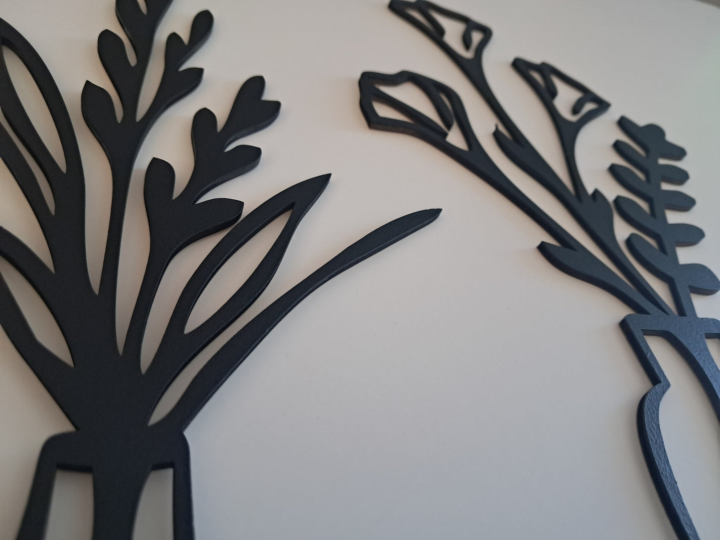 Vase of Flowers Combo - Laser Cut Wall Art - NZ Made