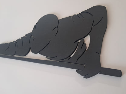 Pool Player - Laser Cut Wall Art - NZ Made