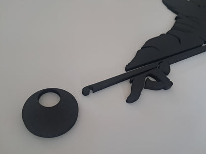 Pool Player - Laser Cut Wall Art - NZ Made
