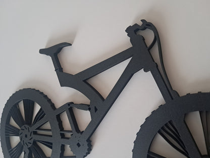 Mountain Bike - Laser Cut Wall Art - NZ Made