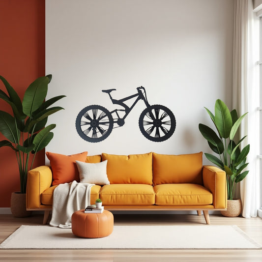 Mountain Bike - Laser Cut Wall Art - NZ Made - Urban Vibe Studio