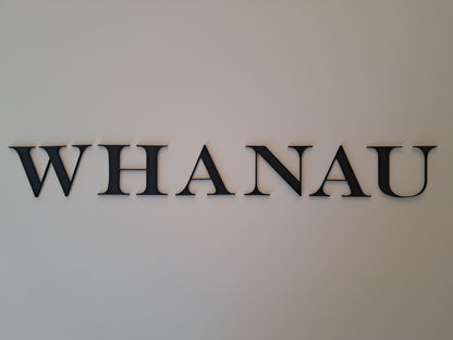 WHANAU - Laser Cut Wall Art - NZ Made - Urban Vibe Studio