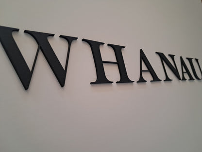 WHANAU - Laser Cut Wall Art - NZ Made - Urban Vibe Studio