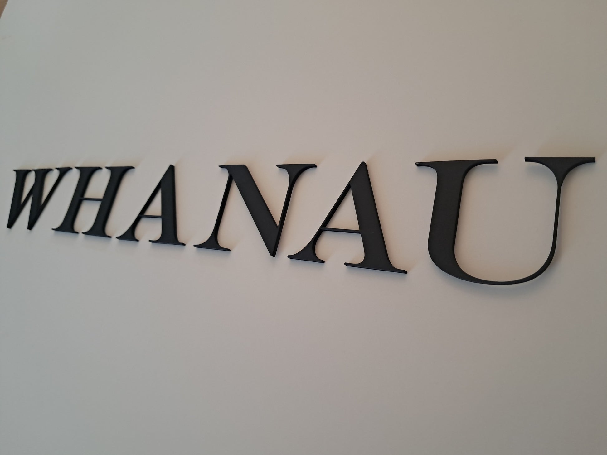 WHANAU - Laser Cut Wall Art - NZ Made - Urban Vibe Studio