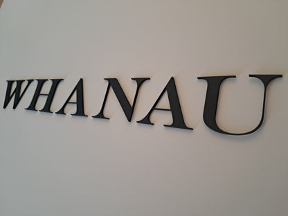 WHANAU - Laser Cut Wall Art - NZ Made - Urban Vibe Studio