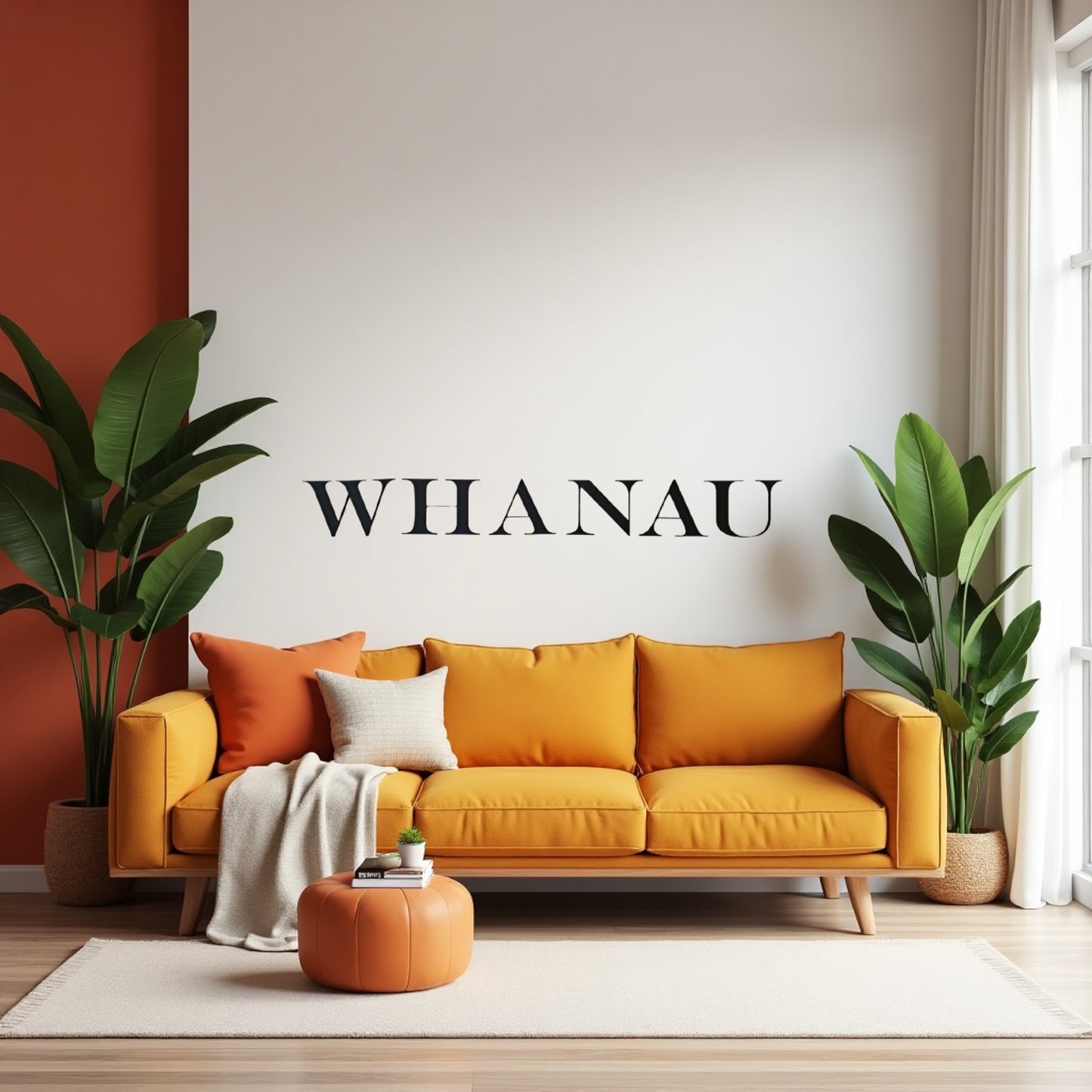 WHANAU - Laser Cut Wall Art - NZ Made - Urban Vibe Studio