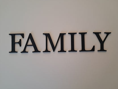 FAMILY - Laser Cut Wall Art - NZ Made - Urban Vibe Studio