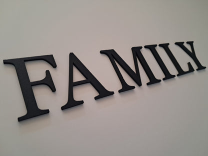 FAMILY - Laser Cut Wall Art - NZ Made - Urban Vibe Studio
