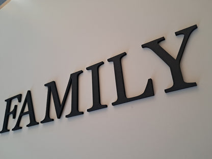 FAMILY - Laser Cut Wall Art - NZ Made - Urban Vibe Studio