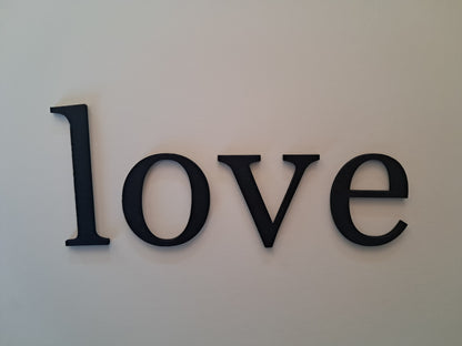love - Laser Cut Wall Art - NZ Made - Urban Vibe Studio