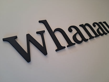 whanau - Laser Cut Wall Art - NZ Made - Urban Vibe Studio