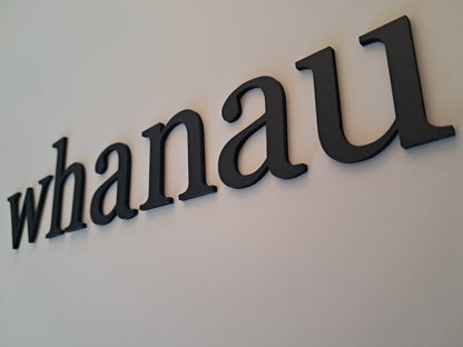 whanau - Laser Cut Wall Art - NZ Made - Urban Vibe Studio