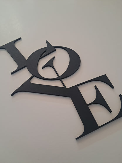 LOVE - Laser Cut Wall Art - NZ Made