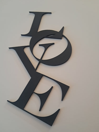 LOVE - Laser Cut Wall Art - NZ Made