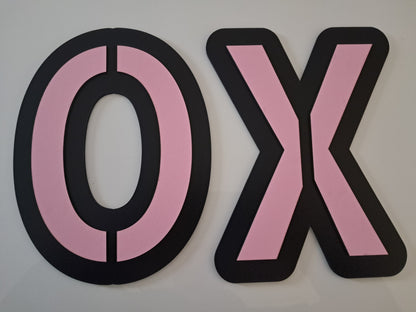 Hugs and Kisses Wall Art - Laser Cut