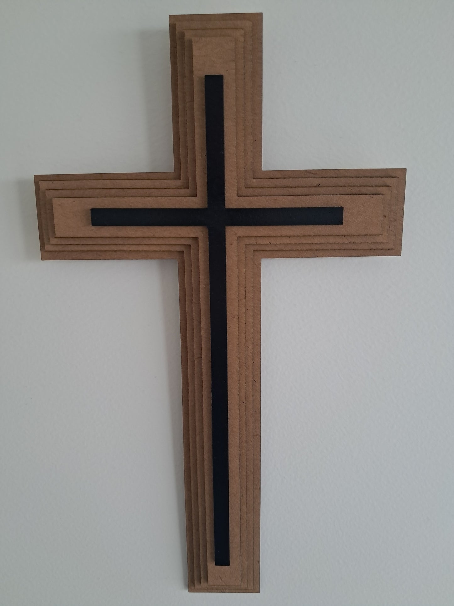 Cross - 5 Layer, Laser Cut Wall Art - Urban Vibe Studio