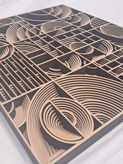 10 Layer, Laser Cut Wall Art "Kit" - Urban Vibe Studio