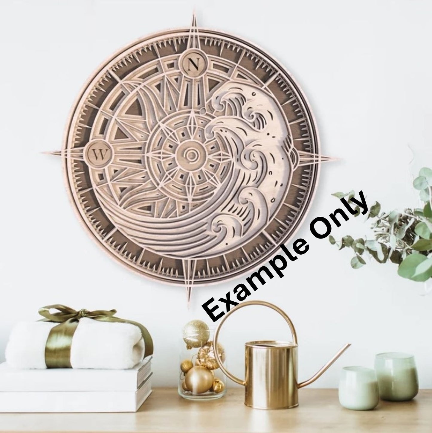 4 Layer, "Find Your North Star" Laser Cut Wall Art "Kit" - Urban Vibe Studio