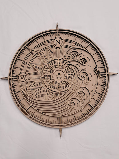 4 Layer, "Find Your North Star" Laser Cut Wall Art "Kit" - Urban Vibe Studio