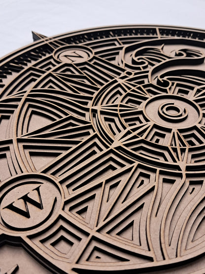 4 Layer, "Find Your North Star" Laser Cut Wall Art "Kit" - Urban Vibe Studio