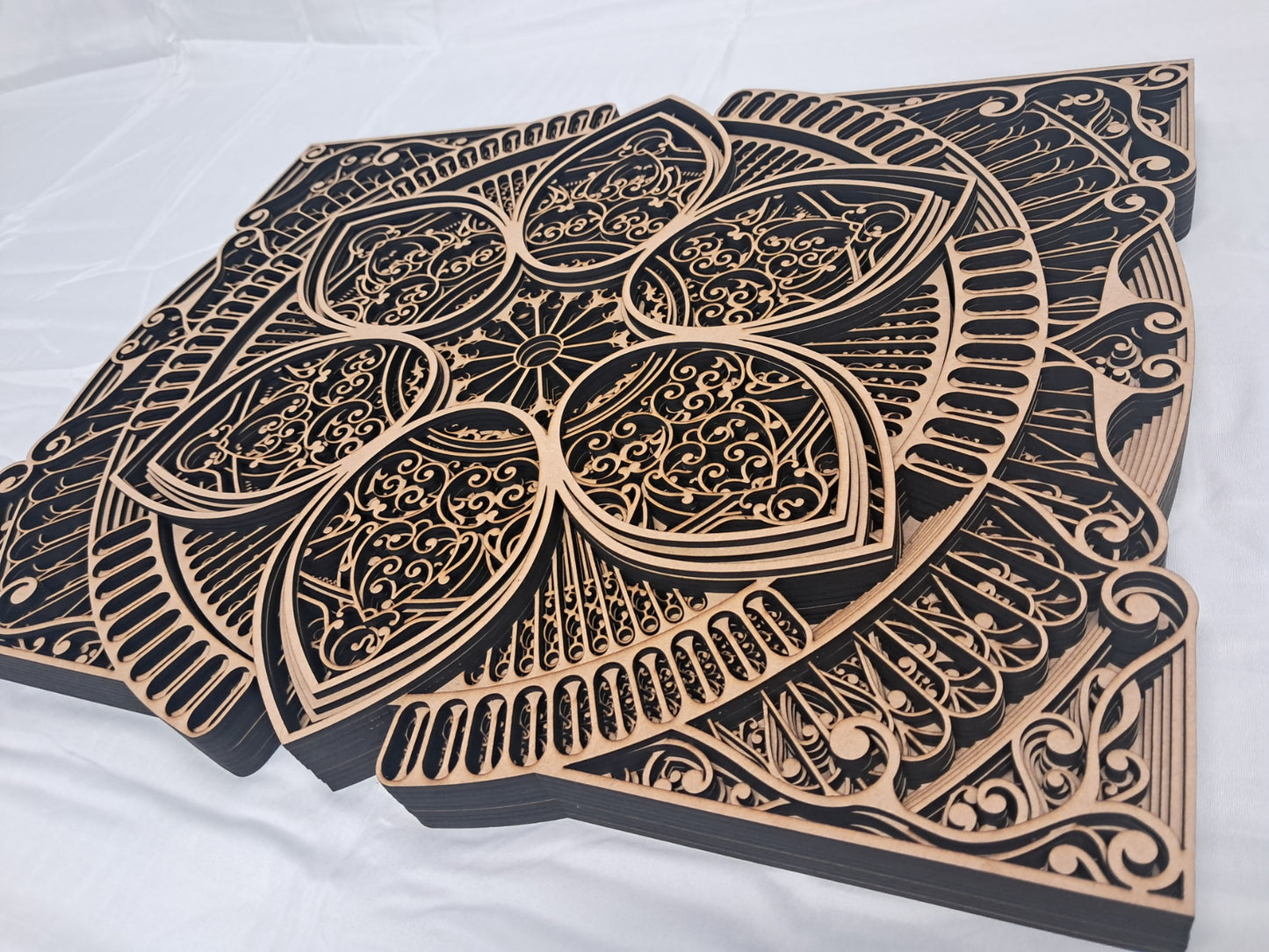 10 Layer, Celestial Bloom - Laser Cut Wall Art "Kit" - Urban Vibe Studio