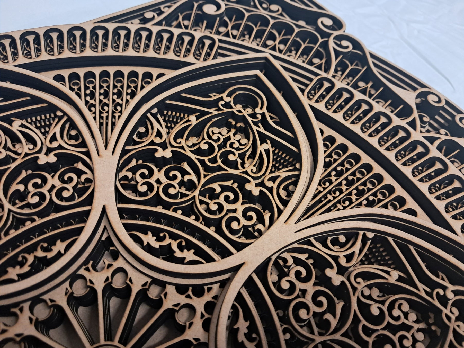 10 Layer, Celestial Bloom - Laser Cut Wall Art "Kit" - Urban Vibe Studio