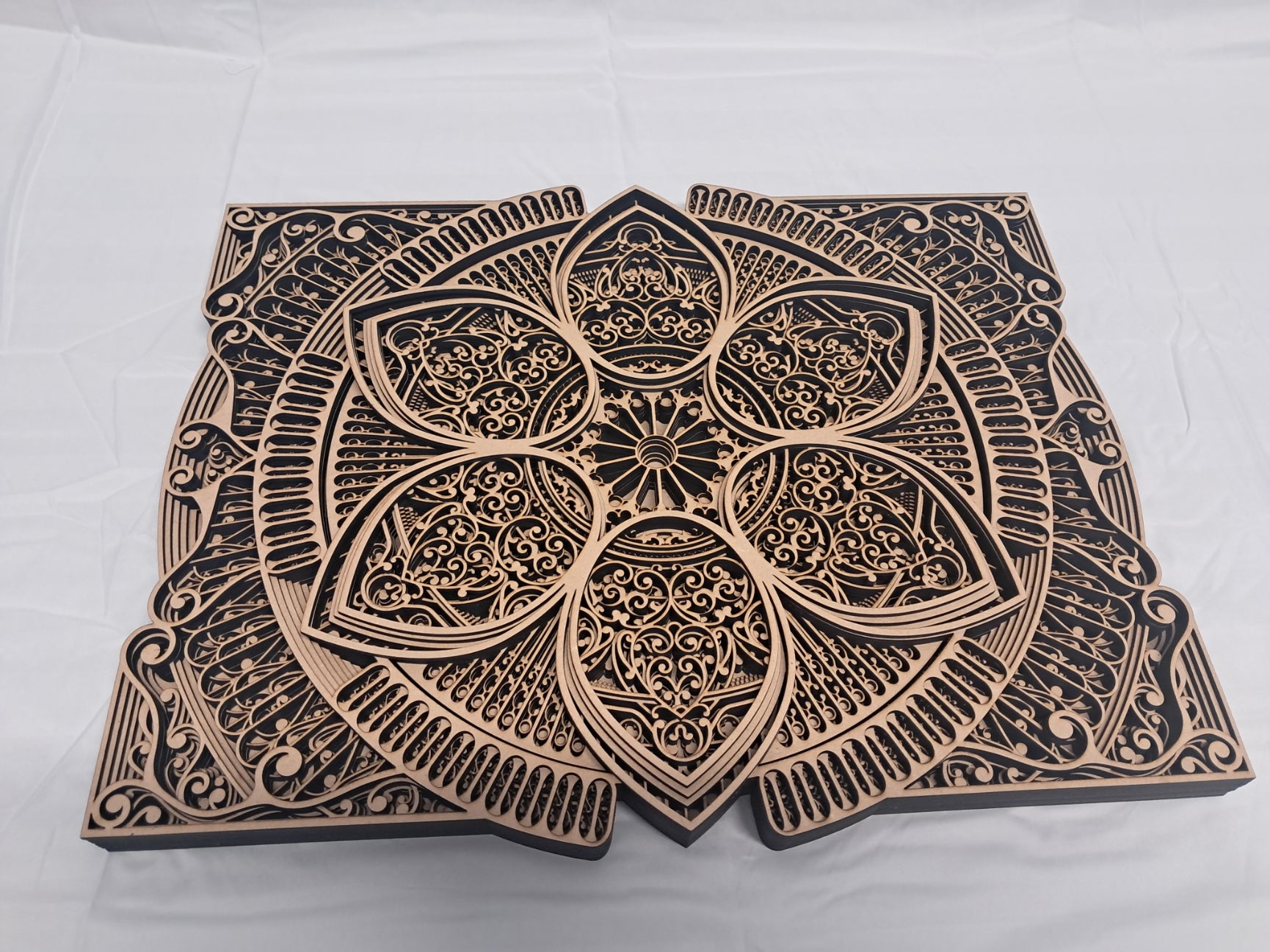 10 Layer, Celestial Bloom - Laser Cut Wall Art "Kit" - Urban Vibe Studio
