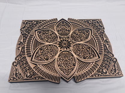 10 Layer, Celestial Bloom - Laser Cut Wall Art "Kit" - Urban Vibe Studio