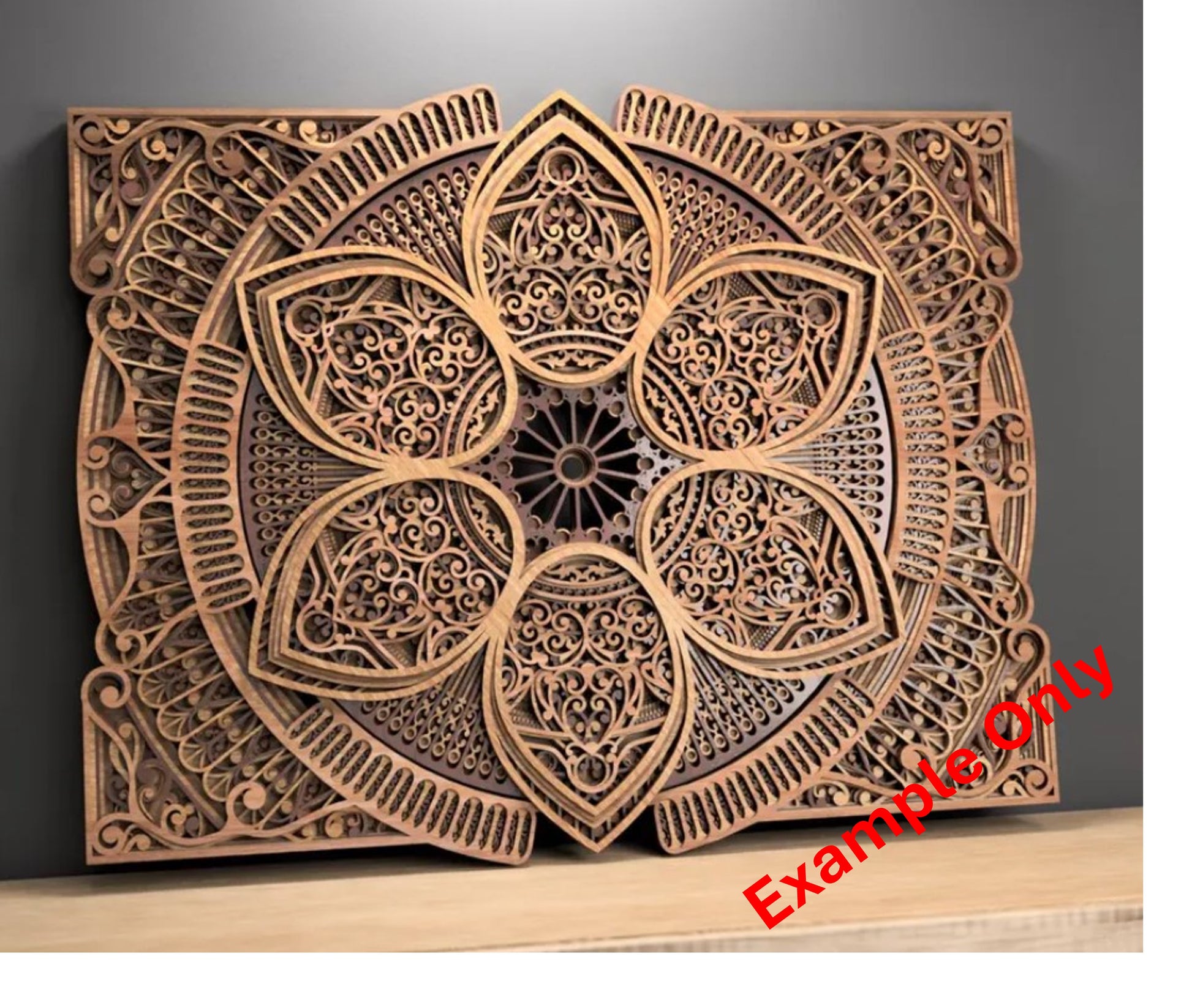 10 Layer, Celestial Bloom - Laser Cut Wall Art "Kit" - Urban Vibe Studio