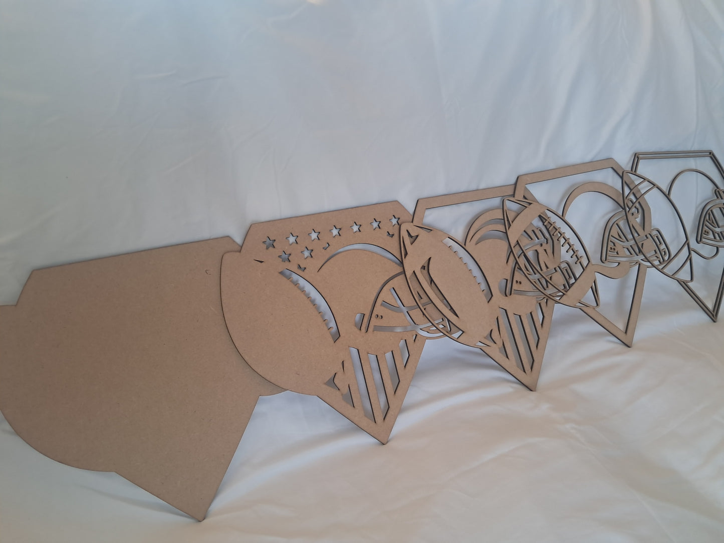 5 Layer, American Football (NFL), Laser Cut Wall Art "Kit" - NZ Made