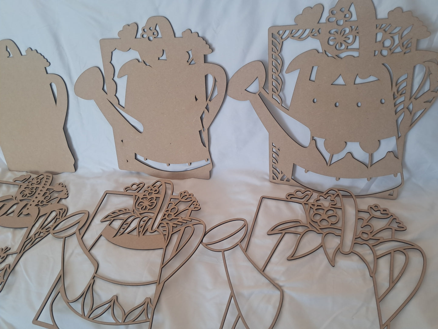 6 Layer, Watering Can, Laser Cut Wall Art "Kit" - NZ Made