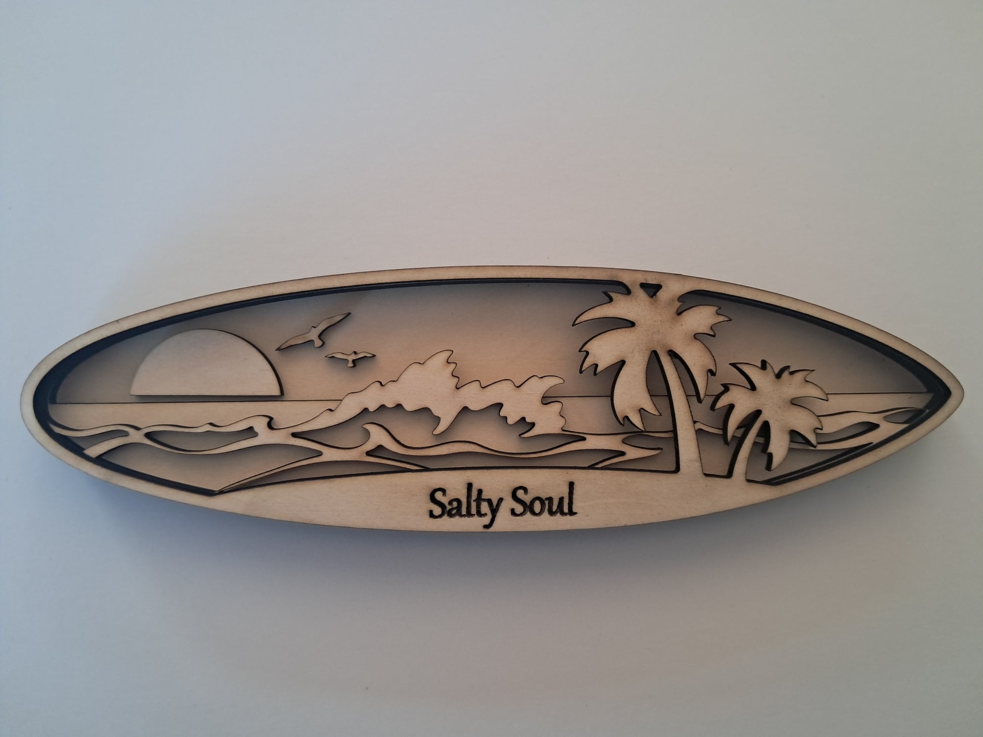 4 Layer, Surfing Phrases, Laser Cut Wall Art "Kit" - NZ Made - Urban Vibe Studio