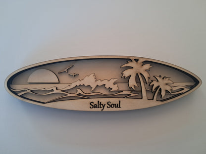4 Layer, Surfing Phrases, Laser Cut Wall Art "Kit" - NZ Made - Urban Vibe Studio