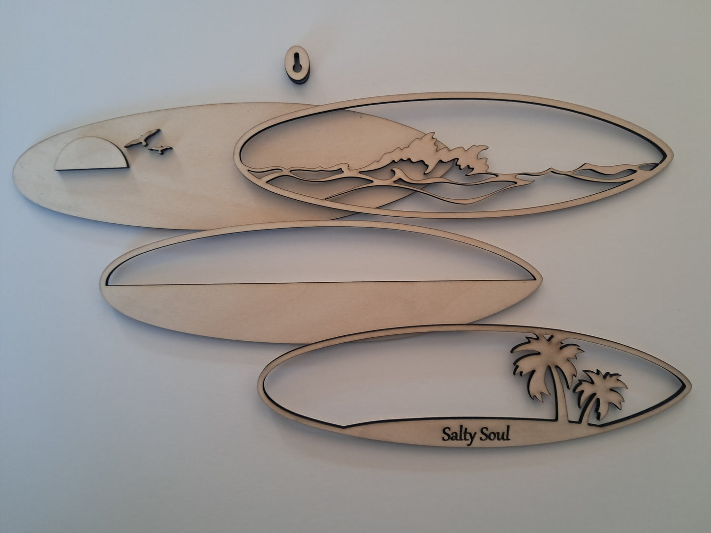 4 Layer, Surfing Phrases, Laser Cut Wall Art "Kit" - NZ Made - Urban Vibe Studio